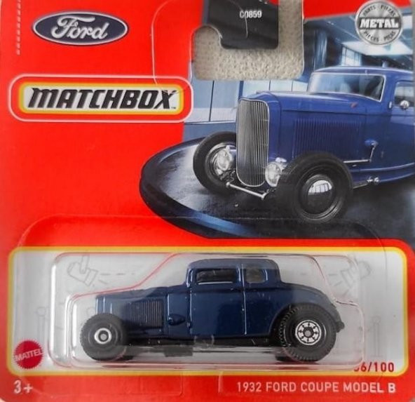 Matchbox C0859 1:64 Tekli Arabalar 1932 Ford Coupe Model B HFR54