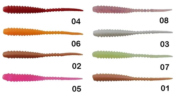 Kendo Karides Kokulu LRF Silikonu 2 ınch Sahte Balık - 9