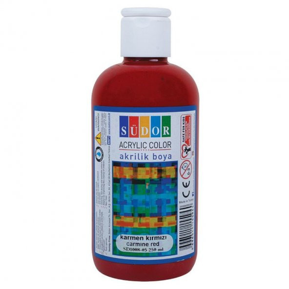Südor Akrilik Boya 250 ml Karmen