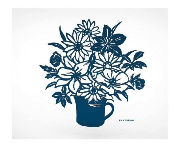 Çiçek Dekorasyon Sanat Vazo Plastik Aparat - 3
