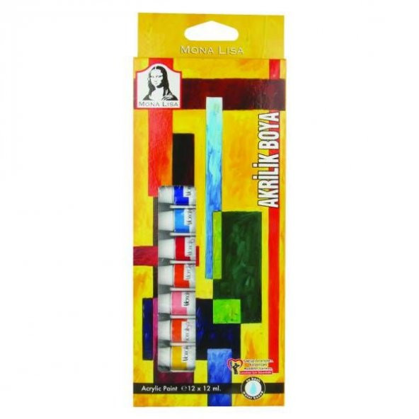 Südor Mona Lisa Akrilik Boya 12 Renk x 12 ml. Tüp - 1