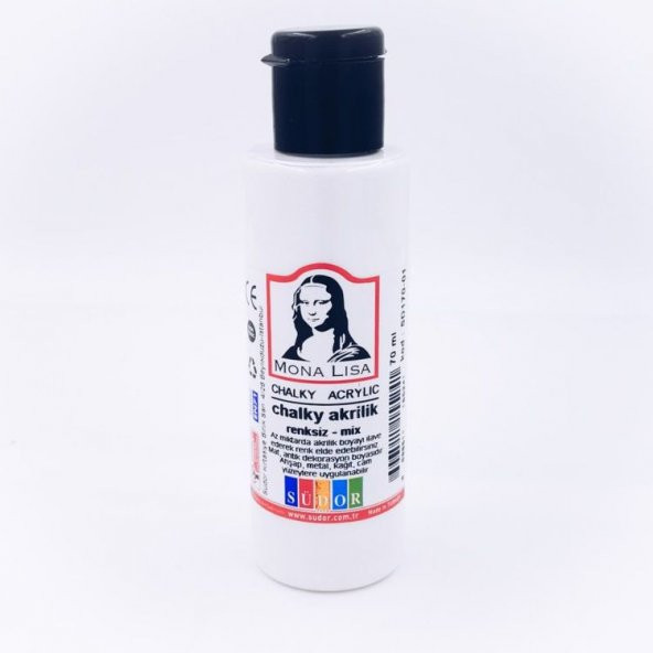 Südor Mona Lisa Chalky Akrilik Boya 70 ml Renksiz-Mix - 1