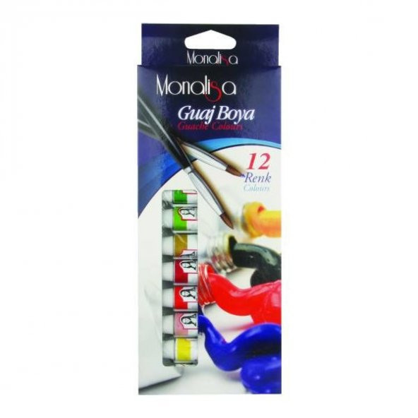 Südor Mona Lisa Guaj Boya 12 Renk x 12 ml. Tüp