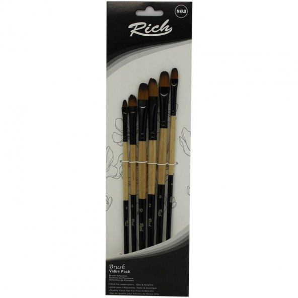 Rich Kedi Dili Fırça Seti 6lı ürün görseli