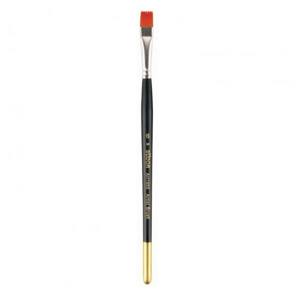 Südor 1955 Serisi Sentetik Kıl Düz Fırça No:6