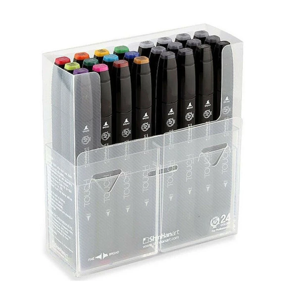 Touch Twin Marker 24 Renk Set
