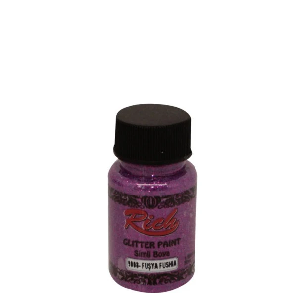 Rich Glitter Paint Simli Boya 50 cc. 9008 FUŞYA