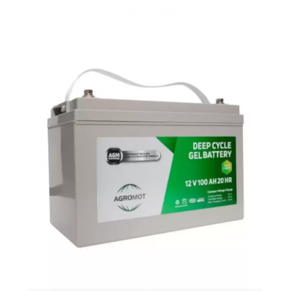 Agromot 12V 100Ah Jel Akü