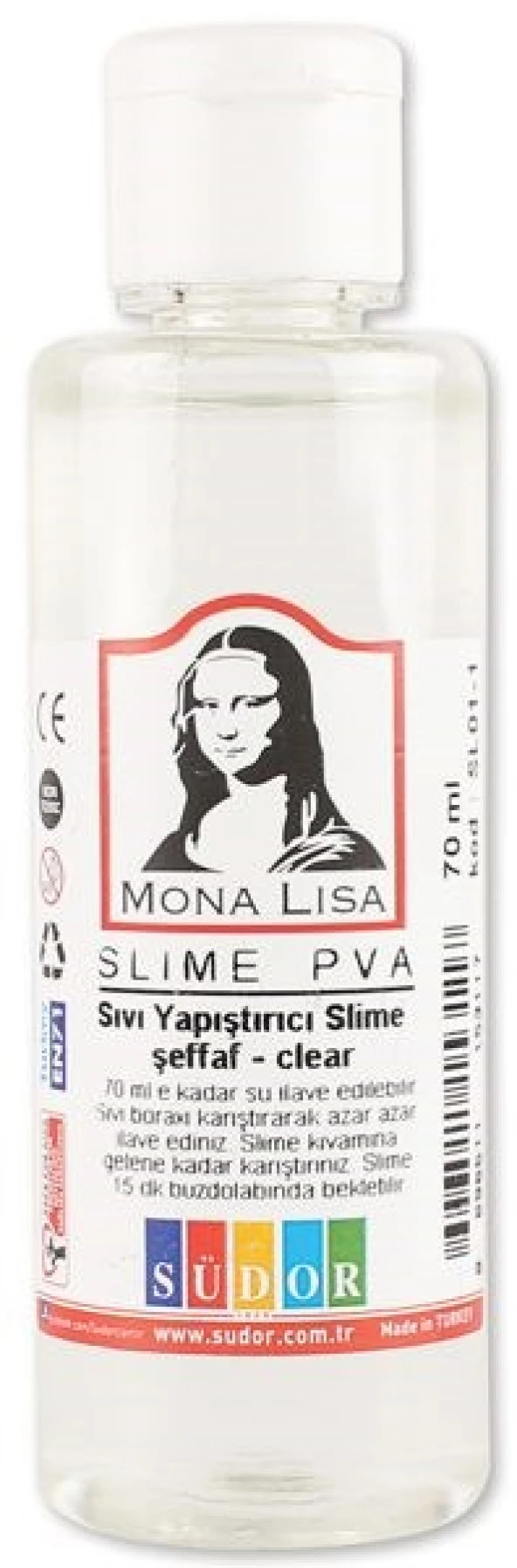 Südor Mona Lisa Slime Jeli 70 ml. ŞEFFAF