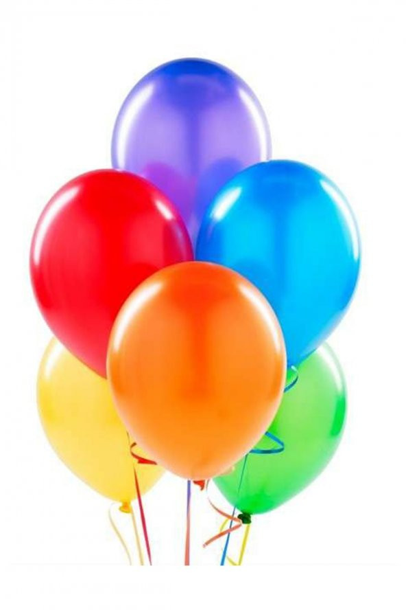 Karışık Renkli Balon 100 Adet