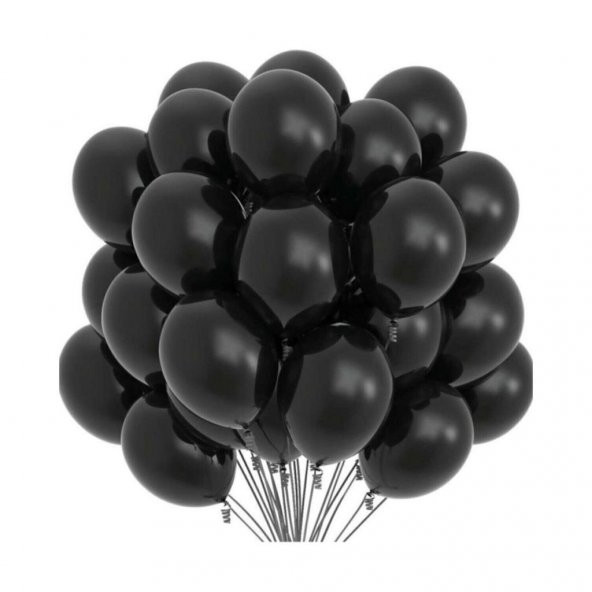 BANI BALON IC MEKAN SIYAH 100 LU - 2