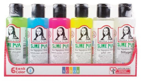 Südor Mona Lisa Slime Jeli 70 ml. 6lı Set