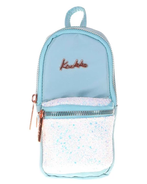 Kaukko Bright Junior Bag Kalem Çantası Taşlı Ocean K2470
