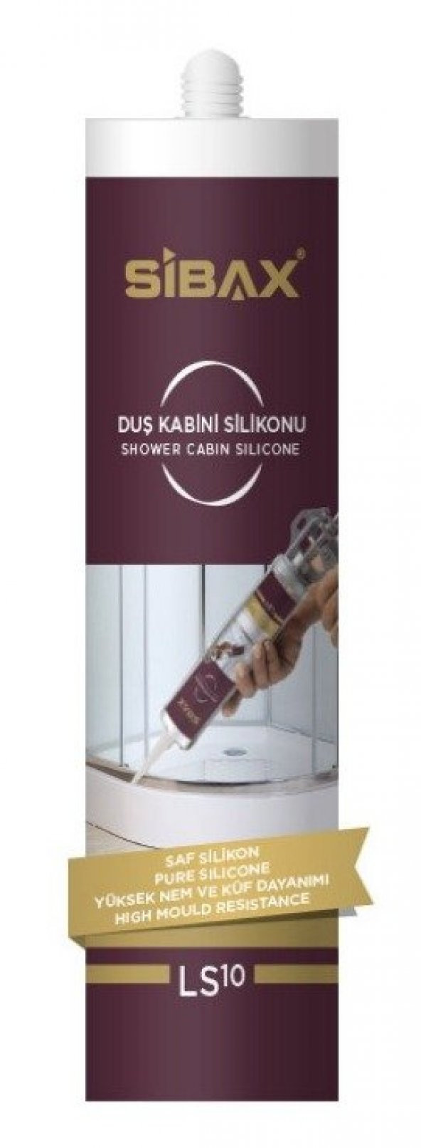 Sibax Duş Kabini Silikonu Duşakabin Silikon LS10