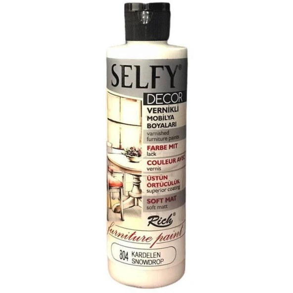 Rich Selfy Decor Vernikli Boya 240 cc 804 KARDELEN