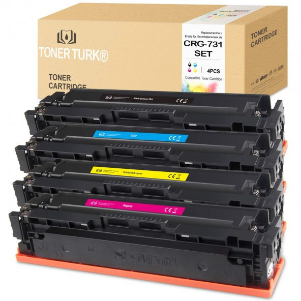 Canon I-Sensys Mf-628Cw Muadil Toner Set / Canon Crg731 - 1