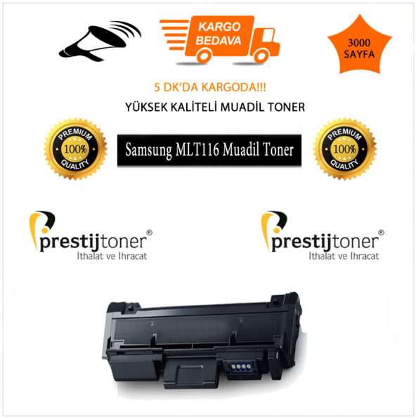 Samsung Sl-M2675F. Xpress M2675Fn Çipli Muadil Toner D116 - 1