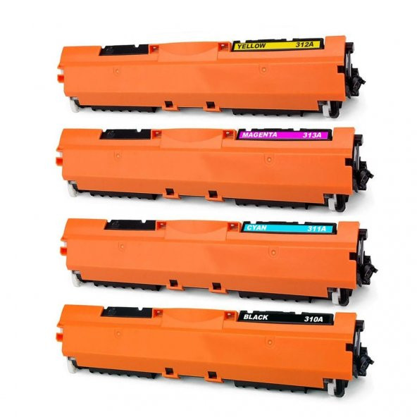 For Canon I-Sensys Lbp-7018C Toner Takım Yüksek Muadil 4 Renk