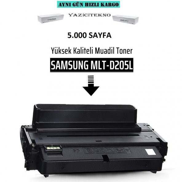 Samsung Ml-3310/Mlt-D205L Muadil Toner /Wb/Su967A/Ml-3710/Ml-3710