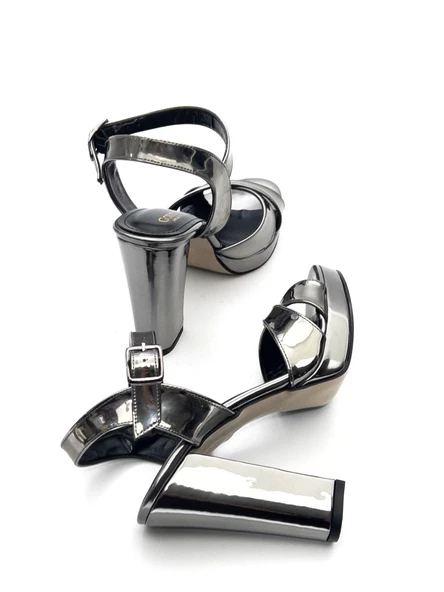 Goldstep 501 Kadın Çapraz 12cm Platform Topuk Açık Ayakkabı - 10