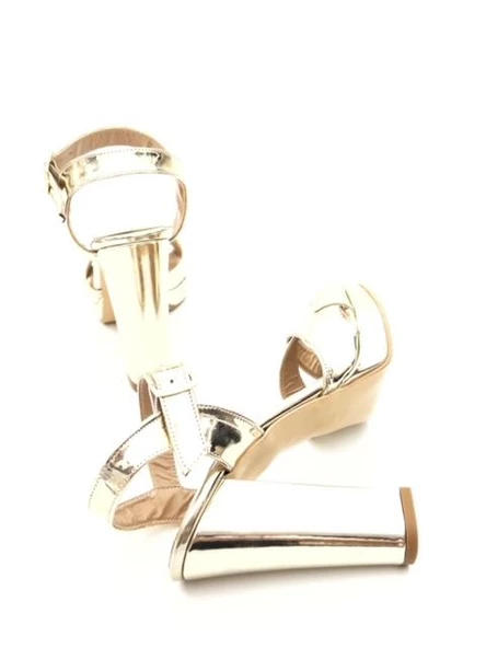 Goldstep 501 Kadın Çapraz 12cm Platform Topuk Açık Ayakkabı - 3