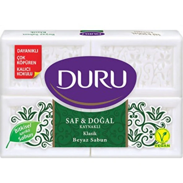 Duru Saf & Doğal Klasik Banyo Sabunu 4X150 600 Gr - 2