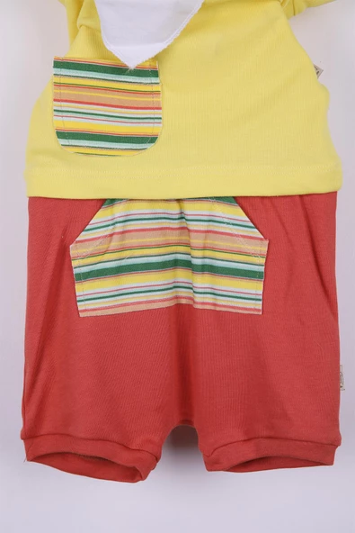 Arı Baskılı 3'lü Şortlu Takım 3426 - 7