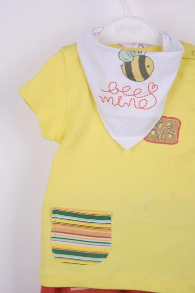 Arı Baskılı 3'lü Şortlu Takım 3426 - 6