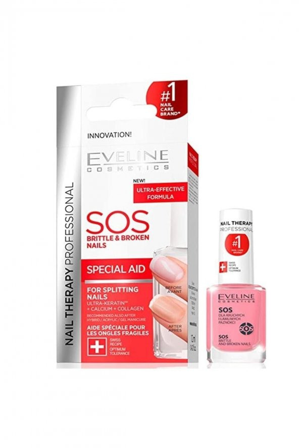 Eveline Sos Kırılgan Tırnaklar Için Bakımı 12ml