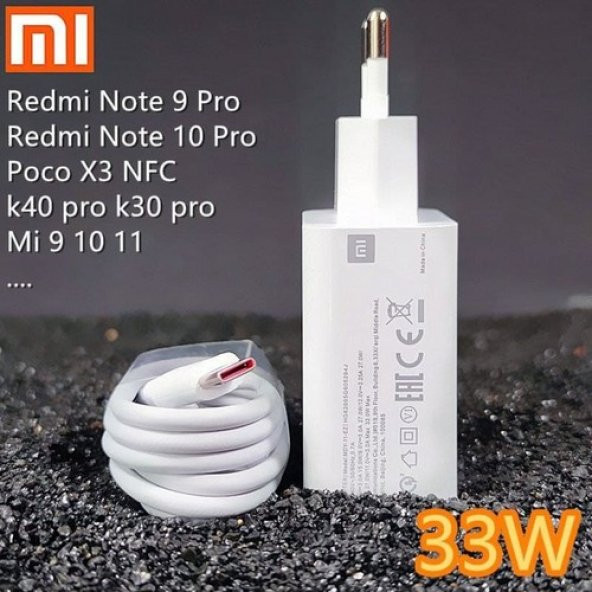 Sesatech MI Xiaomi Poco X3 Şarj Cihazı Seti 33W Xiaomi Poco X3 - 2