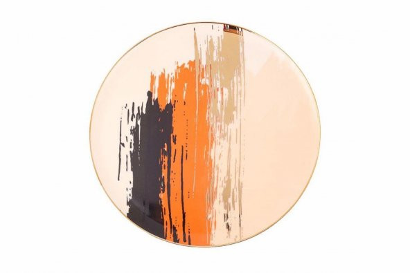 Porland Dash Desen4 Düz Tabak 27 cm  04ALM007799 - 2