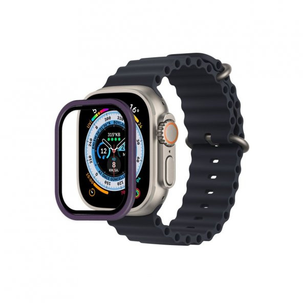 Apple Watch Ultra 49mm Alüminyum Kasa Cam Ekran Koruyucu - 4