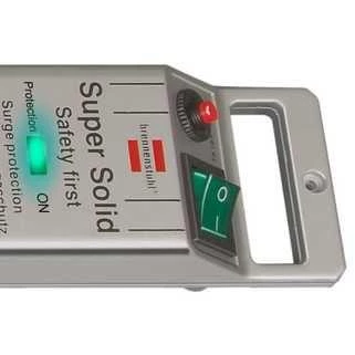 Brennenstuhl Super-Solid surge protection 13.500 A 8Li Priz Gümüş - 4