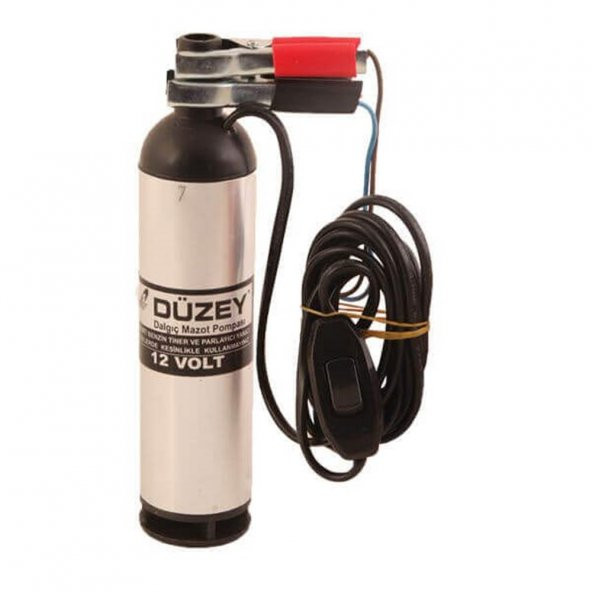 Düzey Alüminyum Gövde Küçük Dalgıç Transfer Pompası 12 Volt - 8