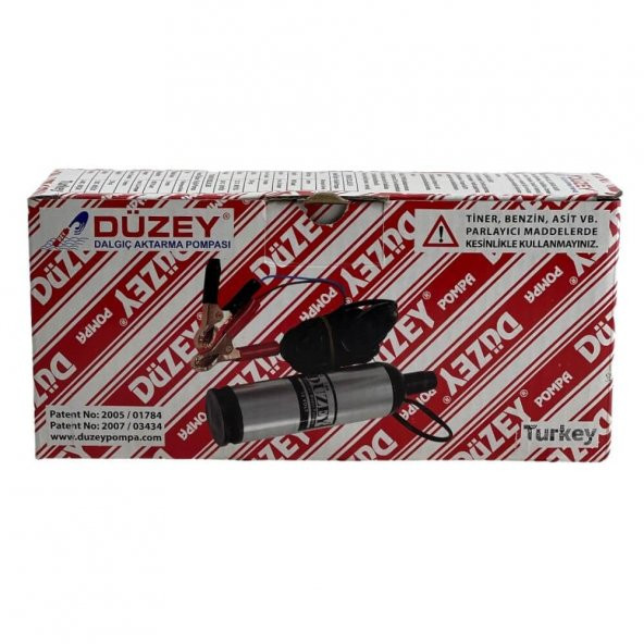 Düzey Alüminyum Gövde Küçük Dalgıç Transfer Pompası 24 Volt - 5