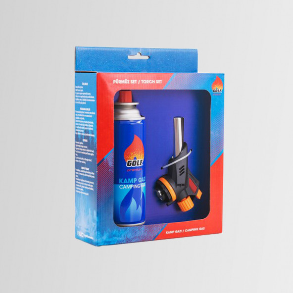 Golf Cosmetics Premium Çakmaklı Firebird Torch Kamp Pürmüz Set