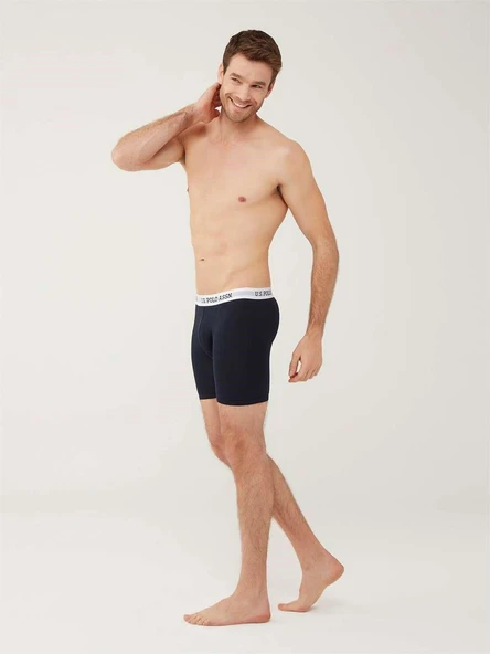 U.S. Polo Assn. 80453 Erkek Tekli Uzun Paçalı Boxer - 11