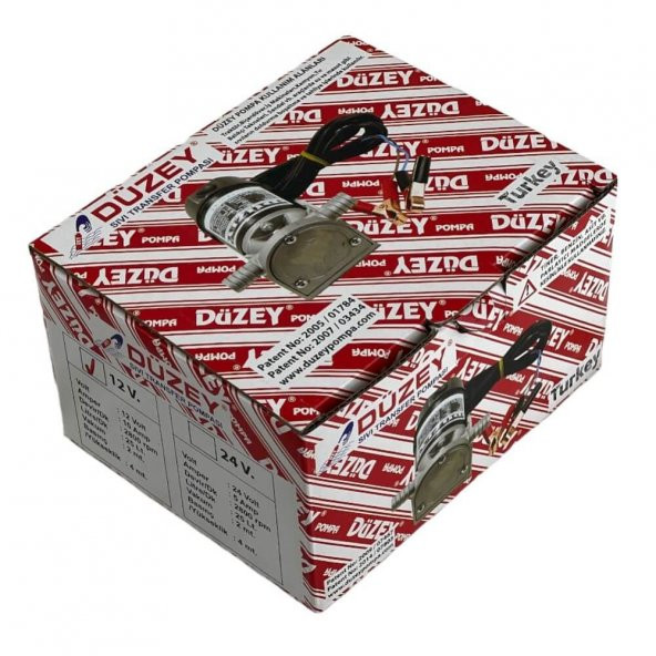 Düzey 3/4 Çıkışlı Dıştan Mazot ve Sıvı Aktarım Pompası 12 Volt - 5