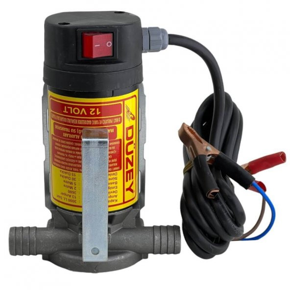 Düzey 12 Volt 1 Inc Alüminyum Gövde Sıvı Transfer Pompası