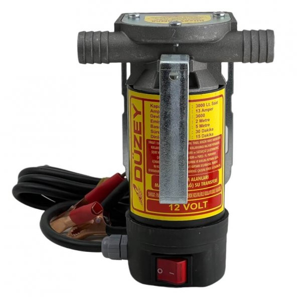 Düzey 12 Volt 1 Inc Alüminyum Gövde Sıvı Transfer Pompası - 2