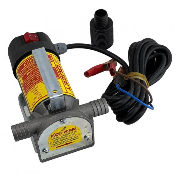 Düzey 12 Volt 1 Inc Alüminyum Gövde Sıvı Transfer Pompası - 4