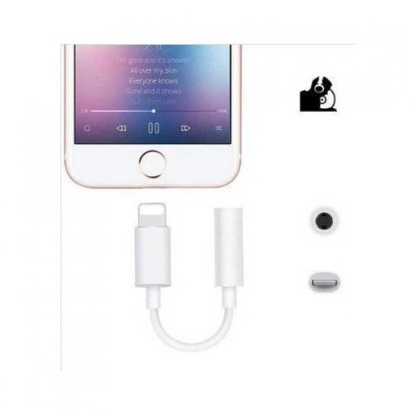 Sesatech Sesatech Lightning To Aux 3.5mm Kulaklık Çevirici Dönüştürücü Adaptör - 2