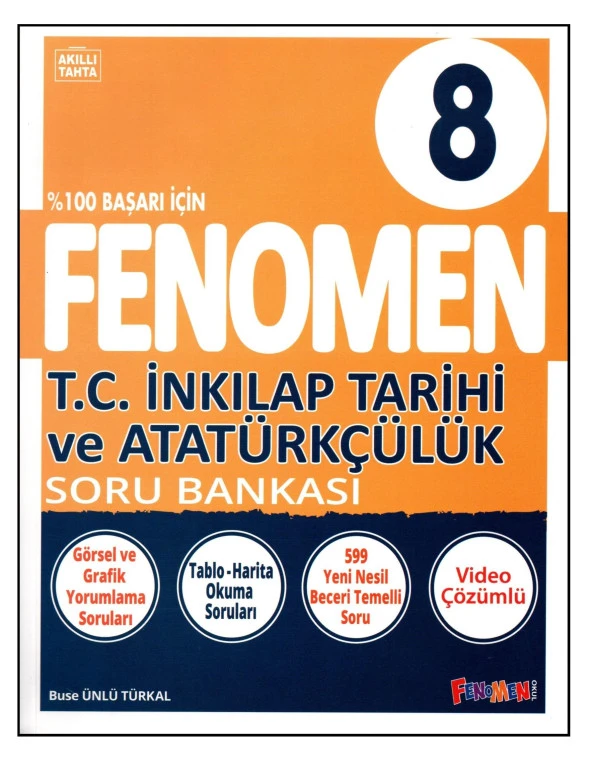 Fenomen 8. Sınıf LGS İnkılap Tarihi ve Atatürkçülük Soru Bankası ürün görseli 1