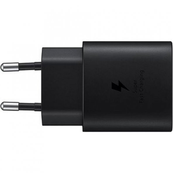 Sesatech Samsung Galaxy S20 Ultra 5g Type-C Fast Şarj Adaptörü 25W Siyah