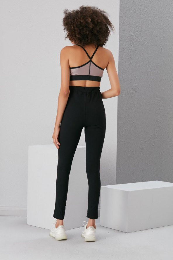 Siyah Hamile Tayt - Hamile Tayt - Siyah Tayt - Siyah Hamile Tayt - Pamuk Tayt - 5