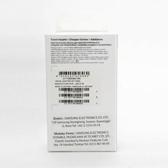 Sesatech Samsung Galaxy A34 Type-C 25W Hızlı Sarj Adaptörü - 5