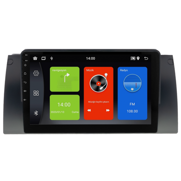 BMW 5 Serisi E39 Android Multimedya Sistemi (1996-2004) CRV-4031XDA
