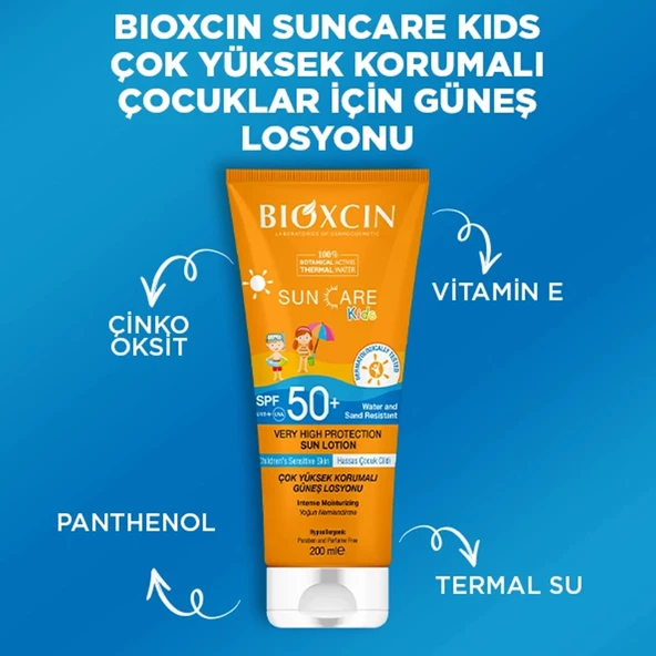 Bioxcin Sun Care Kids Çok Yüksek Korumalı Çocuk Güneş Losyonu Spf 50+ 200 ml - 5