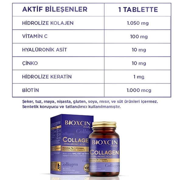 Bioxcin Collagen 30 Tablet - 3