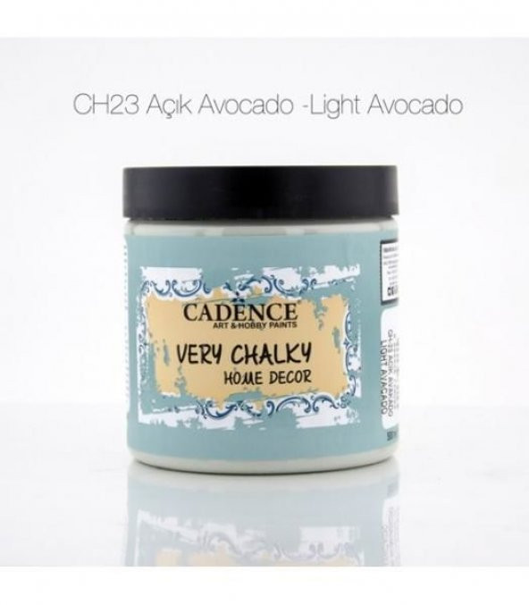 Cadence Very Chalky Home Decor Mobilya Boyası 500 ml. CH-23 AÇIK AVOKADO